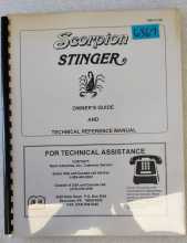 MERIT SCORPION STINGER Arcade Game Owner's Guide #6367  