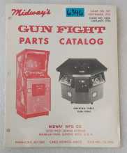 MIDWAY GUN FIGHT Arcade Game Parts Catalog #6346 