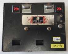MIDWAY PACMAN GALAGA Arcade Game COIN DOOR (2460) 