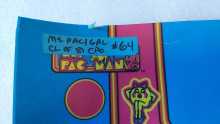 NAMCO Ms. Pac-man Galaga Class of 1981 Arcade Game CONTROL PANEL OVERLAY #64 