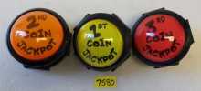 NAMCO JUMPIN' JACKPOT Redemption Arcade BUTTON Lot #7580 