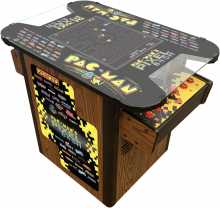 NAMCO PAC-MAN PIXEL BASH Arcade Machine Game WOODGRAIN CABINET COCKTAIL TABLE for sale