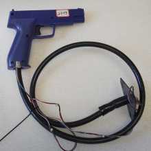 NAMCO TIME CRISIS 1, II, 3 / POINT BLANK 1 & 2 Arcade Game HAPP VERSION GUN w CABLE (2373) 