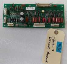 NATIONAL CAFE 7 Coffee Vending Machine DRIVER BOARD #640-1073A 0182 (7830) 