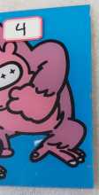 NINTENDO DONKEY KONG JUNIOR Arcade Game Plexiglass Header (4) 