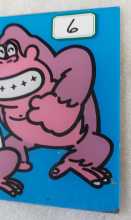 NINTENDO DONKEY KONG JUNIOR Arcade Game Plexiglass Header (6)