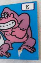 NINTENDO DONKEY KONG JUNIOR Arcade Game Plexiglass Header (8)