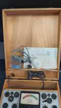 PRECISION APPARATUS TUBE TESTER Model #10-12 w MANUAL