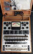 PRECISION APPARATUS TUBE TESTER Model #10-12 w MANUAL