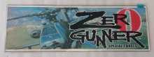 PSIKYO ZERO GUNNER Arcade Game Overhead Header #8168 