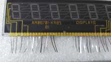 Pinball Machine 6 Digit Numeric Gas Discharge Display Glass #9477