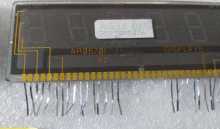 Pinball Machine 6 Digit Numeric Gas Discharge Display Glass #9477