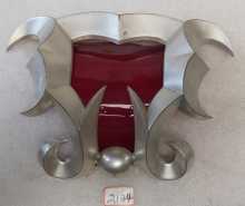 ROCK-OLA or WURLITZER Jukebox TOP CENTER PLASTIC w RED FILM (2134) 