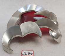 ROCK-OLA or WURLITZER Jukebox TOP CENTER PLASTIC w RED FILM (2134)