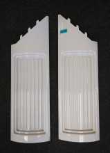 ROWE AMI NETSTAR DL-11A Internet Jukebox Left & Right Side Plastic Pilaster Set #5634 for sale 