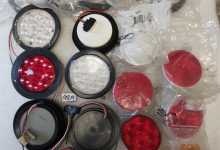 Round Trailer Lights, Brake Turn Signal Tail Lights Lot #9819