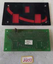 SAM BILLIARDS AIR HOCKEY Arcade Game SURFACE DISPLAY Board & PLASTIC (2252) 