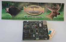 SAMMY TROPHY HUNTING - BEAR & MOOSE Arcade Game PCB Board & Header #6882  