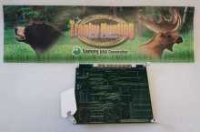 SAMMY TROPHY HUNTING - BEAR & MOOSE Arcade Game PCB Board & Header #6882 
