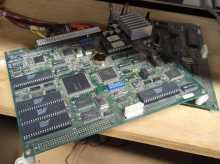 SAMMY TROPHY HUNTING - BEAR & MOOSE Arcade Game PCB Board & Header #6882  