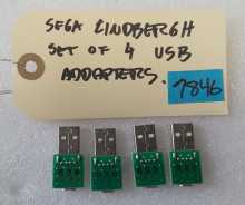 SEGA LINDBERGH Arcade Game SET of 4 USB ADAPTERS #7846 