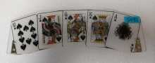 SEGA MAVERICK Pinball Machine ROYAL FLUSH TOPPER #830-5466-18 (5481)
