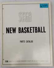 SEGA NEW BASKETBALL Arcade Game Parts Catalog #6339 