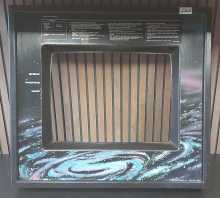 SEGA STAR TREK Arcade Game PLASTIC MONITOR BEZEL w GRAPHIC CARDBOARD INSERT (2265)