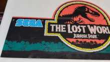 SEGA THE LOST WORLD JURASSIC PARK Deluxe Sit-Down Arcade Machine Game Overhead Header PLEXIGLASS #5501