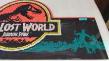 SEGA THE LOST WORLD JURASSIC PARK Deluxe Sit-Down Arcade Machine Game Overhead Header PLEXIGLASS #5501