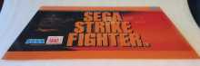 SEGA STRIKE FIGHTER Arcade Game PLEXIGLASS HEADER #7915