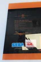 SEGA STRIKE FIGHTER Arcade Game PLEXIGLASS HEADER #7915 