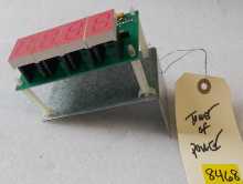 SKEE BALL TOWER OF POWER Arcade Game DISPLAY Board #8468