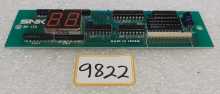 SNK NEO GEO Arcade Game MV-LED DISPLAY Board #9822