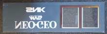 SNK NEO GEO SYSTEM Arcade Game Overhead Header PLEXIGLASS #7463  