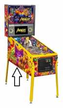 STERN AVENGERS LE Pinball Machine Game LEFT SIDE CABINET DECAL #5504 for sale 