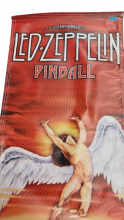 STERN LED ZEPPELIN Original Pinball Machine COLLECTIBLE VINYL DISPLAY BANNER #7934 