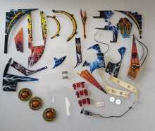 STERN METALLICA PRO Pinball Machine MISC PLASTICS & More Lot (2324)