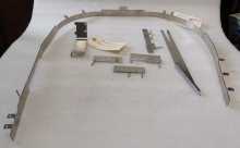 STERN METALLICA PRO Pinball RAIL GUIDE - LoI of 7 Guides (2224)