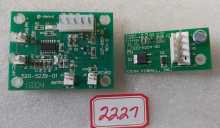 STERN METALLICA Pinball OPTO TRANSMITTER RECEIVER #520-5239-01 & STEP UP DRIVER #520-5254-00 Boards (2227) 