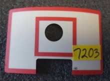 STERN NBA Pinball Machine MAGNA HOOP Backboard DECAL #7203  
