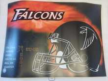 STERN NFL FALCONS Pinball Machine Translite #830-5273-XX (11150)