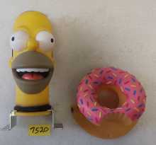 STERN SIMPSONS KOOKY CARNIVAL Redemption Game 3D HOMER HEAD #880-5057-01 AND DONUT DUNK PLASTIC (7520) 