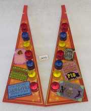 STERN SIMPSONS KOOKY CARNIVAL Redemption Game LEFT & RIGHT PLASTIC (2091) 