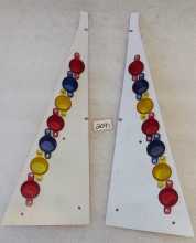 STERN SIMPSONS KOOKY CARNIVAL Redemption Game LEFT & RIGHT PLASTIC (2091) 