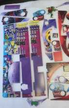 STERN TEENAGE MUTANT NINJA TURTLES Pinball Machine Plastic Set #803-5000-Q5 (9326) 