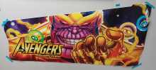 STERN THE AVENGERS PREMIUM Pinball Machine RIGHT CABINET DECAL #820-76R3-04 (7651)  