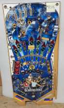 STERN THE ROLLING STONES Pinball Machine Production Reject Playfield (RS45)