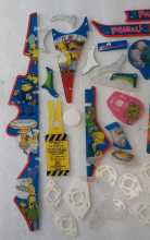 STERN THE SIMPSONS PINBALL PARTY Pinball Machine INCOMPLETE PLASTIC Set #9685 