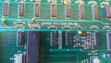BALLY MIDWAY SUPER PACMAN Arcade Game Boards #1001